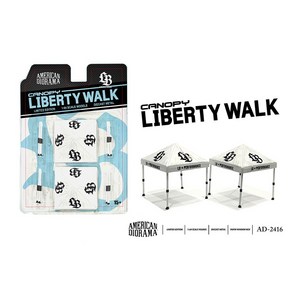 아메리칸 디오라마(AD-2416) 1:64 Libety Walk 캐노피 세트 디오라마