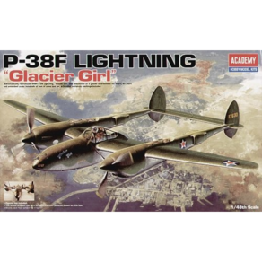 12208 1/48 P-38F 라이트닝 글래시어걸 Lightning Glacie Gil, 1개