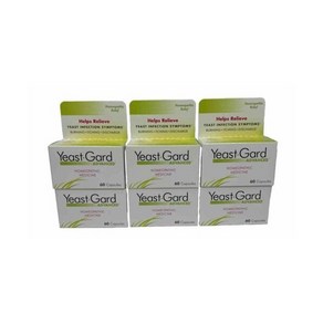 Yeast-Gad Advanced Homeopathic Remedy Capsules - 60 count 10/2024 Lot Of 6 897253, Yeast-Gad Advanced Homeopathi, 6개, 60정