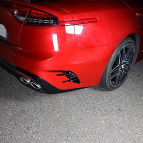유투카 호환 스팅어 악세사리 블랙 몰딩 후방 에어홀 가니쉬 커버 튜닝 용품, 기타