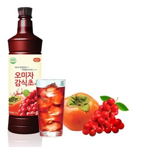 광야식품 오미자 감식초 베이스, 970ml, 2개