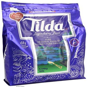 Tilda Legenday Rice Pue Oiginal Basmati 10 Pound Tilda Legenday Rice 순수 오리지널 바스마티 10파운드, 1개