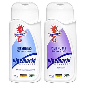 토탈하우스 300ml 한통사면 300ml 한통 더 (후레쉬+퍼퓸) algemain 알게마린 샤워젤 고보습 독일 국민 바디워시 저자극 약산성 바디클렌저, 1개