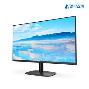 알파스캔 AOC 보더리스 LG IPS 패널탑재 100 시력보호 무결점 27인치 모니터 게이밍 게임 듀얼 사무용