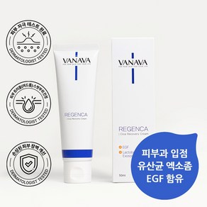 VANAVA COSMETICS 바나바 코스메틱스 리젠카 시카 EGF 엑소좀 트러블 리커버리 크림 50ml, 50g, 2개