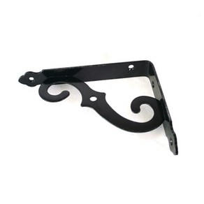 철물코리아 찬넬 원목선반 선반받침대 까치발 A 소, black colo, 1개
