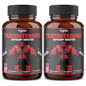 2개세트 아고비 허브테스토스테론 테스트레벨부스터 Herbal Testosterone-Booster 9200 mg 남성강화 보충제 효율 속도 영양