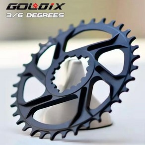 자전거 크랭크 GOLDIX MTB 체인링 좁은 넓은 산악 체인휠 SRAM XX1 X9 XO X01 gx Eagle NX용 30T 32T 34T 36T 38T, 0 degee 30T