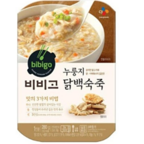 비비고 누룽지 닭백숙죽, 280g, 5개