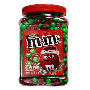 Mas M&M'S Milk Chocolate Holiday Candy (62 Ounce .) 62 Ounce () null, 1개, 1.758kg