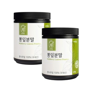 두손애약초 뽕잎분말, 2개, 220g