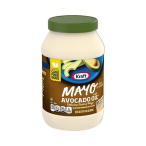 미국발송 Kraft 저지방 마요네즈 30oz(887ml) Reduced Fat Avocado Oil Mayo