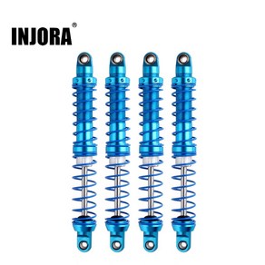 INJORA-메탈 쇼크 업소버 80 90 100 110 120mm 오일 댐퍼 1/10 RC 자동차 트럭 크롤러 액시얼 SCX10 TRX4