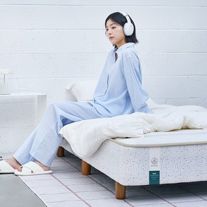 [4만원 즉시할인+무료방문설치] 휴도 편안한 제주 22cm 허리 라텍스 일체형 침대 매트리스 S SS 싱글 슈퍼싱글침대, 그레이 (HD01102)