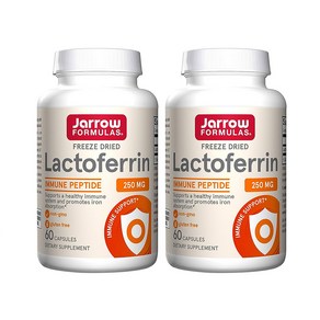 Jaow Fomulas 락토페린 250mg 캡슐, 60정, 2개