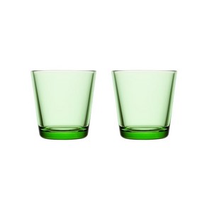 [AK플라자] [이딸라] 가르티오 유리컵 210ml 애플 그린 2개입_1008620, 단품, -, 2개