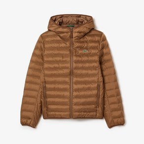 매장정품 라코스테 LACOSTE 공식브랜드관 남성후드 경량 패딩 점퍼BH7228-54N SIX라이트브라운 1609496