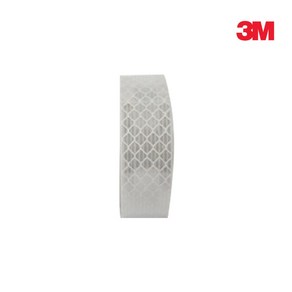 3M 프리즘형 고휘도 반사테이프 20mm x 2.5M 백색, 1개