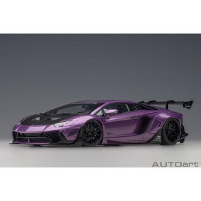 AUTOart 오토아트 79242 1/18스케일 리버티 워크 LB-WORKS 람보르기니 아벤타도르 리미티드 에디션 메탈릭 퍼플 VIOLASE30/카본 블랙 보닛[다이캐스트 미니카]