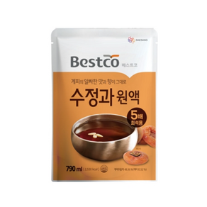 베스트코 수정과 음료 원액 베이스, 790ml, 1개