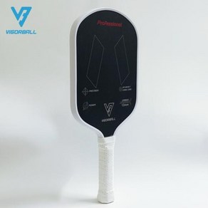 피클볼패들 피클볼라켓 VIGORBALL 피클볼 패들 프로스트 3K 탄소 섬유 13mm PP 허니콤 공격형 향상된 제어 및 파워 스핀, 1) Black, 1개