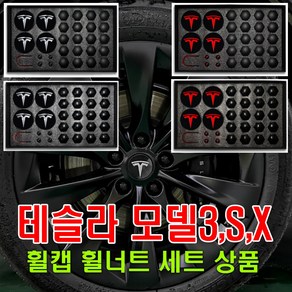 피트인 자동차 테슬라 모델3 휠캡 볼트 세트 S X 에어캡 키트 너트 휠커버, (선택1번)테슬라휠캡세트(실버무광), 1개