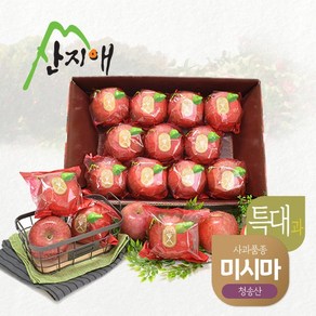 산지애 씻어나온 꿀사과 4kg 1box (특대과) / 청송산 미시마 당도선별, 1개, 상세 설명 참조