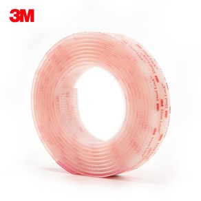 3M 듀얼락 양면 테이프 벨크로 찍찍이, 3M SJ3560-투명 /, 2.54cmX301cm, 1개