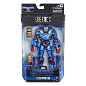 마블레전드 엔드게임 아이언 패트리어트 워머신 액션 피규어 / Hasbro Avengers Endgame Iron Patriot