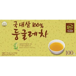 차명가 티프렌 둥굴레차 100티백(100%국내산), 1.2g, 100개입, 1개