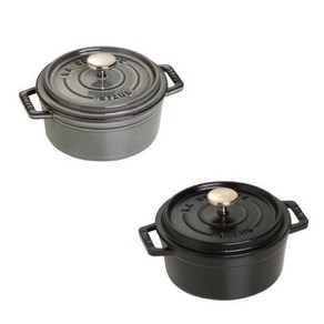 스타우브 꼬꼬떼 냄비 2색상 12cm, 블랙, 1개