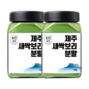 올바른습관 제주 무농약 새싹보리 분말, 100g, 2개