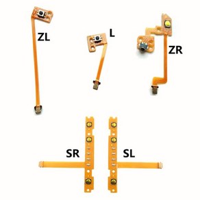 교체 SL SR ZR ZL L 오른쪽 왼쪽 버튼 키 리본 플렉스 케이블 닌텐도 스위치 조이콘 NS 수리 부품