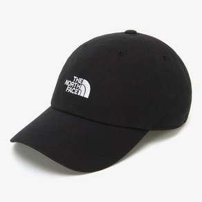 [백화점출고] 노스페이스 모자 TNF 로고 소프트 캡 블랙