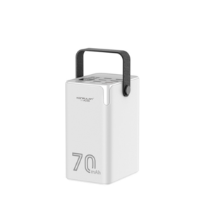 라플루 70000mAh 고속충전 대용량 보조배터리 RPB-03 멀티단자 캠핑용 차박용, 화이트