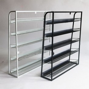 편의점 마트 껌매대 약국 전면 캔디 가판대 선반 랙, 01. 45x15x68cm [화이트] 가격표, 1개