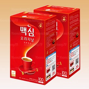 동서 맥심 오리지날 커피믹스 100T x 2개, 11.8g, 100개입