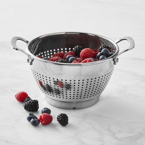 Williams Sonoma 윌리엄스소노마 콜랜더 스테인레스 채반 (스틸베리), 1개