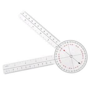 13 인치 /33cm goniometer 플라스틱 각도 의료 관절 측정 통치자 내구성