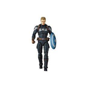 MAFEX 머펙스 No.202 CAPTAIN AMERICA 캡틴 미국 Stealth Suit 전체 높이 약 160mm 논 스케일 액션 피규어, 1개