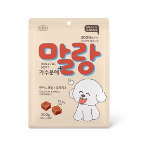 HDC 말랑소프트 가수분해간식, 1개, 200g, 연어