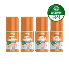 해피홈 아웃도어 롤온 바르는 모기 진드기 기피제, 50g, 4개
