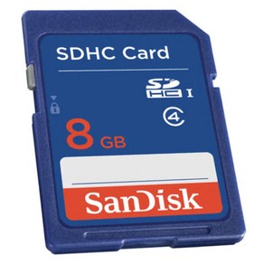 샌디스크 SDHC 메모리 카드, 8GB, 1개