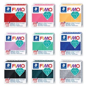 FIMO 피모 이펙트 40색 선택/폴리머클레이 오븐점토, 1개, 이펙트 4번 야광