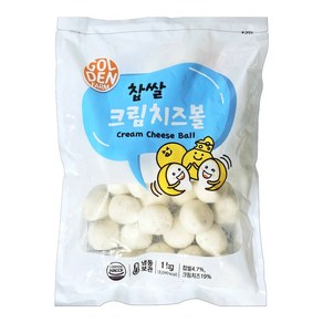 푸드라인_ 찹쌀 크림치즈볼 (생지), 10개, 1kg