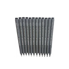 드로잉방수펜/ 피그먼트라이너펜 블랙 낱자루, 0.2mm