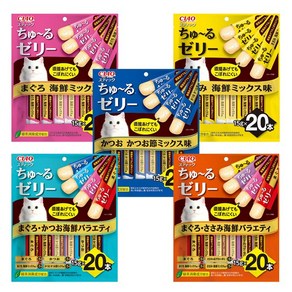 이나바 대용량 챠오스틱 6가지맛 버라이어티 100P 콤보세트