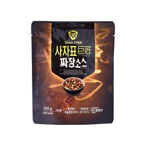 [77년 전통] 쉐프들만 알던 사자표 거장 짜장소스, 250g, 4개