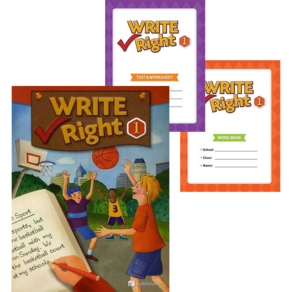 라이트 라이트 1 Wite Right 1 Student Book + Tests + Wod Book 세트 (Class Pack) NE능률 (전3권)