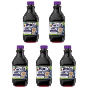 Welch's 웰치스 100% 콩코드 포도주스, 5개, 1.36L